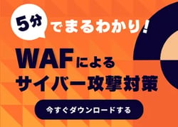 5分でまるわかり！<br>WAFによるサイバー攻撃対策